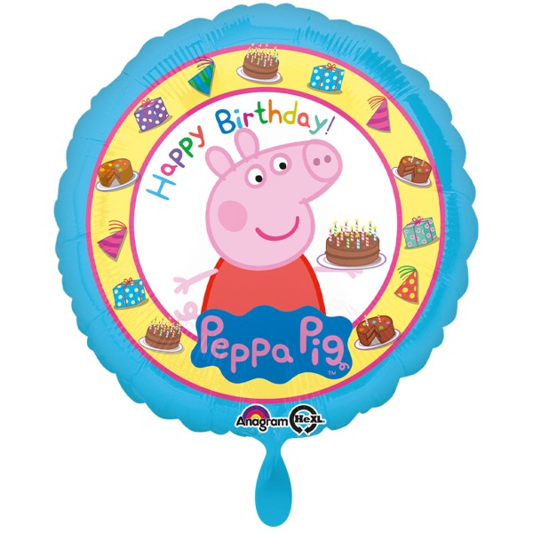 1 Balloon - Peppa Pig Happy Birthday