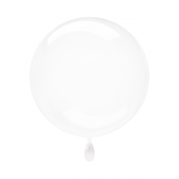 1 Ballon - Clearz Petite - Weiß