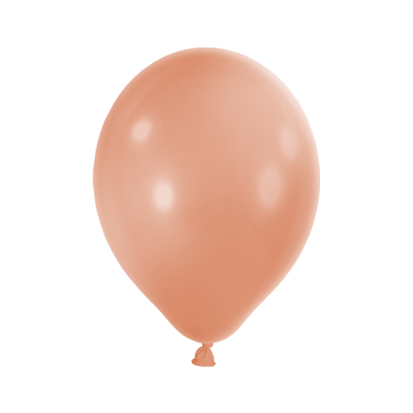 100 Luftballons - Ø 30cm - Metallic - Rosegold