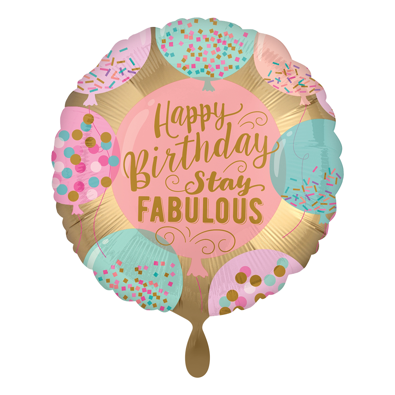 1 Ballon - Happy Birthday Stay Fabulous