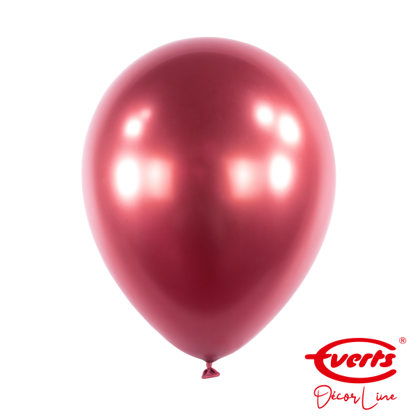 50 Luftballons - DECOR - Ø 28cm - Satin Luxe - Pomegranate