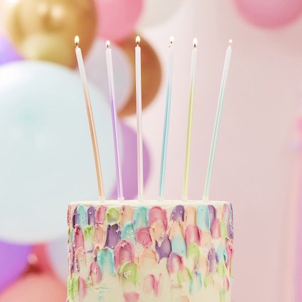 12 Tall Ombre Cake Candles