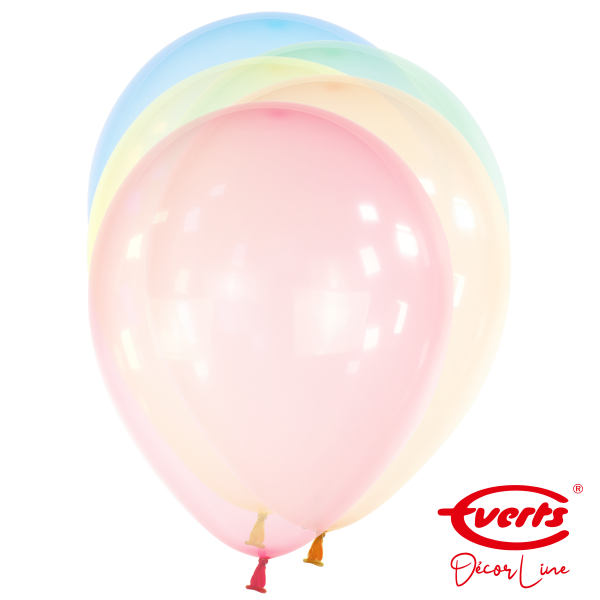 50 Luftballons - DECOR - Ø 28cm - Droplets - Assorted