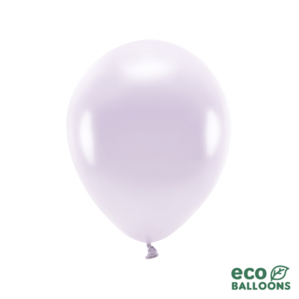 100 ECO-Luftballons - Ø 30cm - Metallic - Lilac