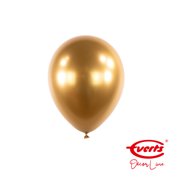 100 Miniballons - DECOR - Ø 13cm - Satin Luxe - Gold