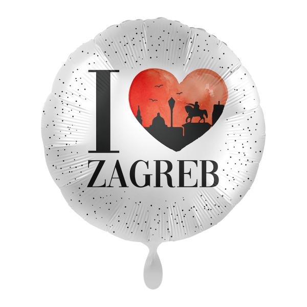 1 Balloon - I Love Zagreb - ENG