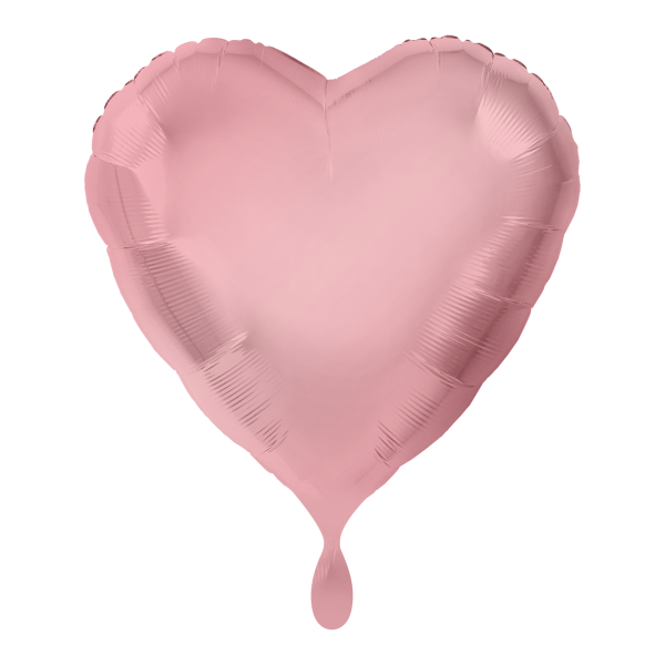 1 Balloon - Herz - Rosa