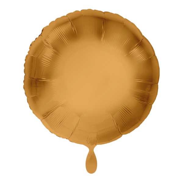 10 Ballons XXL - Rund - Gold