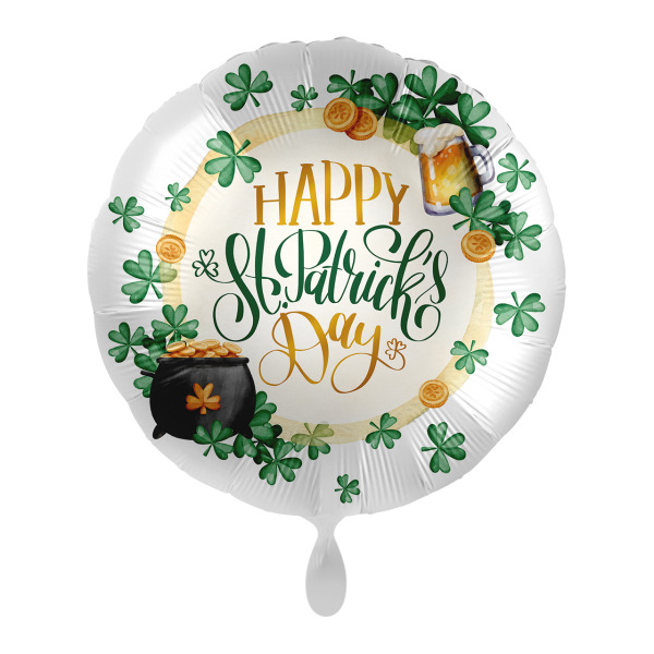 1 Balloon - Shamrock St. Patrick&#039;s Day - ENG