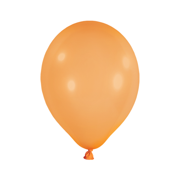 100 Luftballon - Ø 30cm - Pastell - Orange