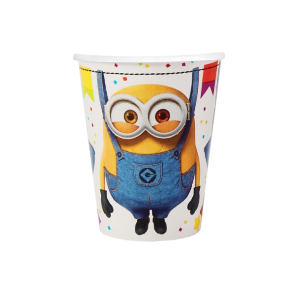 8 Pappbecher - 250ml - Despicable Me