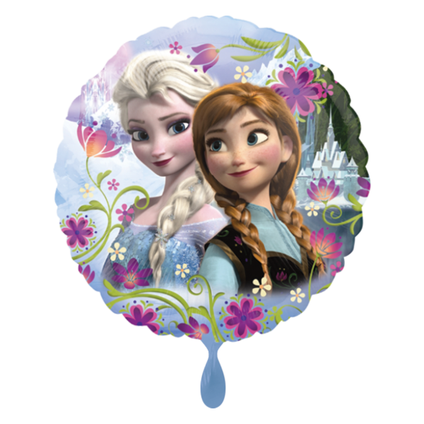 1 Ballon - Frozen Anna & Elsa