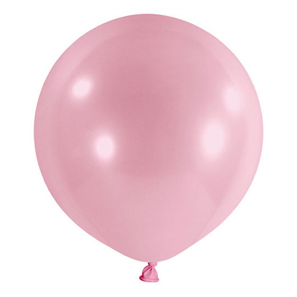 1 Riesenballon - Ø 60cm - Pastell - Rosa