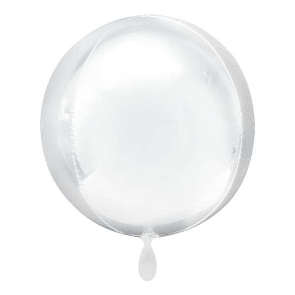 1 Balloon - Orbz® - Weiß