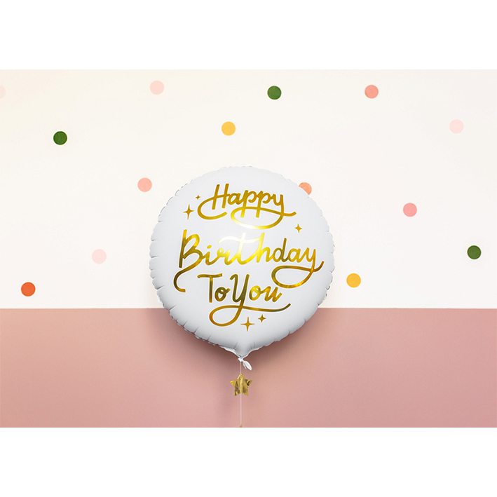 1 Ballon - Happy Birthday To You