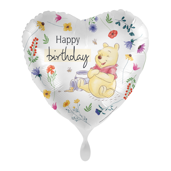 1 Balloon - Disney - Heartly Birthday from Pooh - ENG