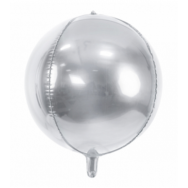 1 Kugelballon - Silber