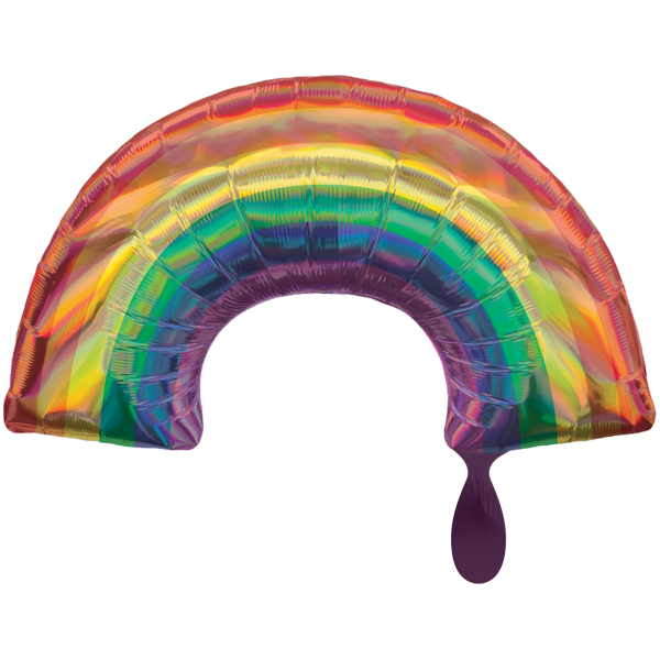 1 Ballon XXL - Iridescent Rainbow