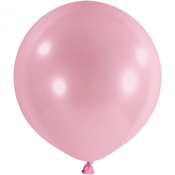 1 Riesenballon - Ø 1m - Pastell - Rosa
