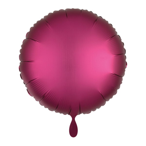 1 Balloon - Rund - Silk Lustre - Pink
