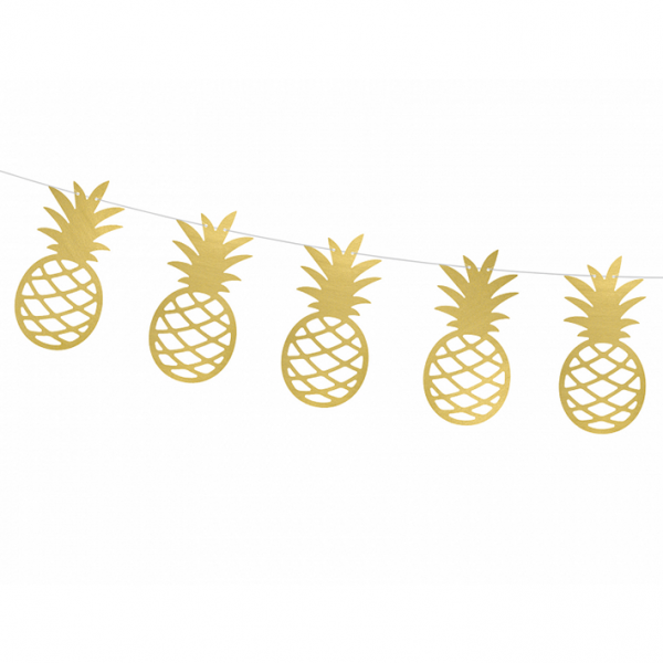 1 Bannergirlande - Pineapples