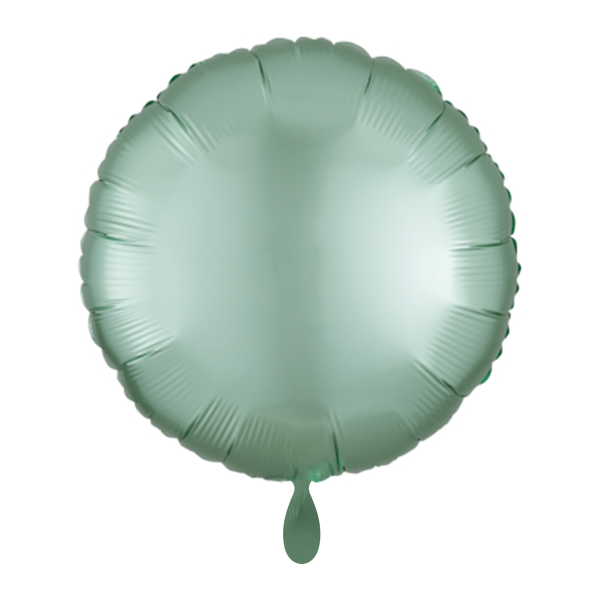 1 Balloon - Rund - Silk Lustre - Mint
