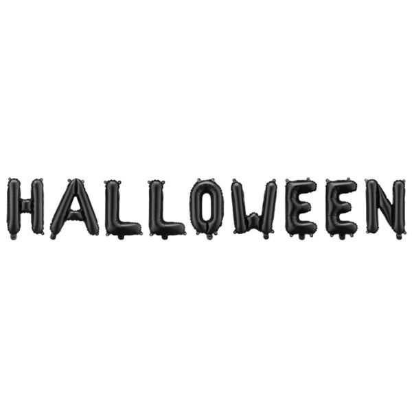1 Ballon - Schriftzug - Halloween