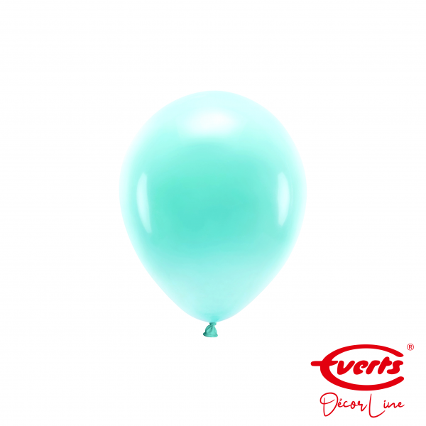 100 Miniballons - DECOR - Ø 13cm - Pearl & Metallic - Robins Egg Blue