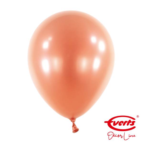50 Luftballons - DECOR - Ø 28cm - Pearl &amp; Metallic - Rosegold