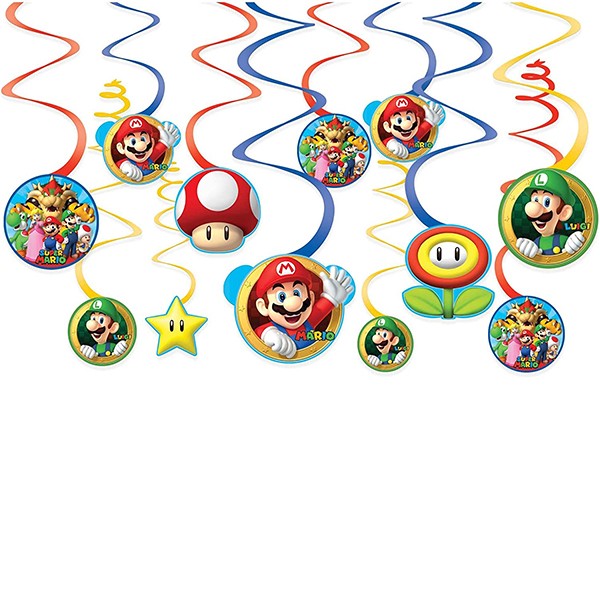 12 Deko-Spiralen - Super Mario