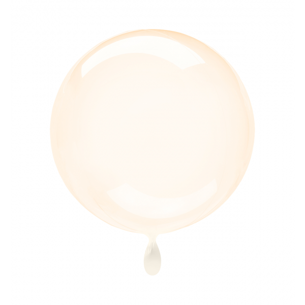 1 Balloon - Clearz - Orange