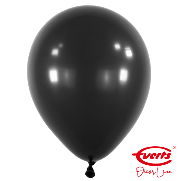 50 Luftballons - DECOR - Ø 35cm - Jet Black
