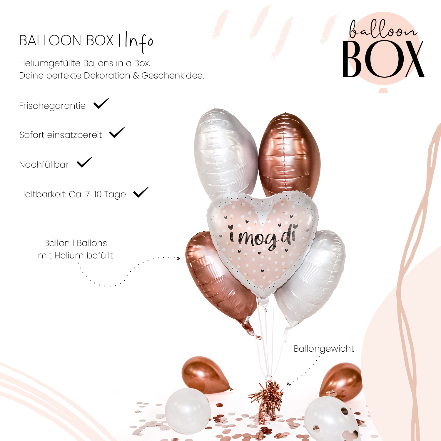 Heliumballon in a Box - i mog di