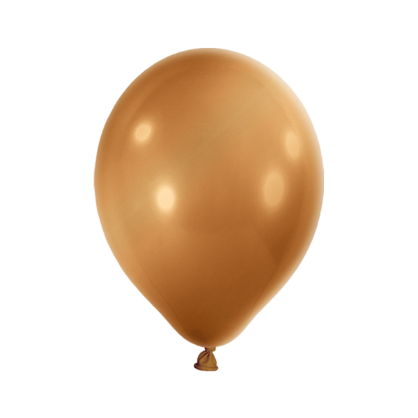100 Luftballons - Ø 30cm - Metallic - Gold