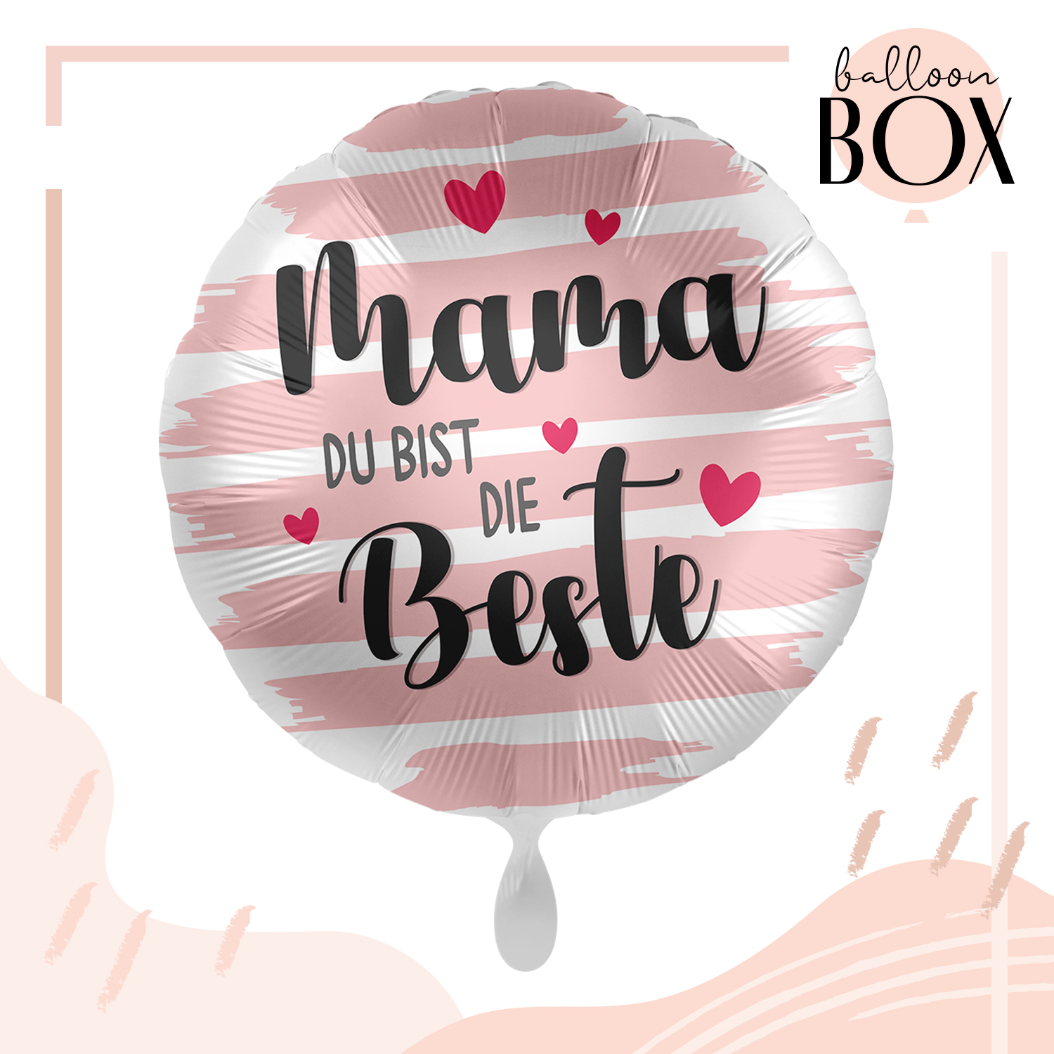 Heliumballon in a Box - Mama ist wunderbar
