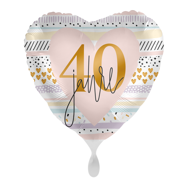 1 Ballon - Creamy Blush 40