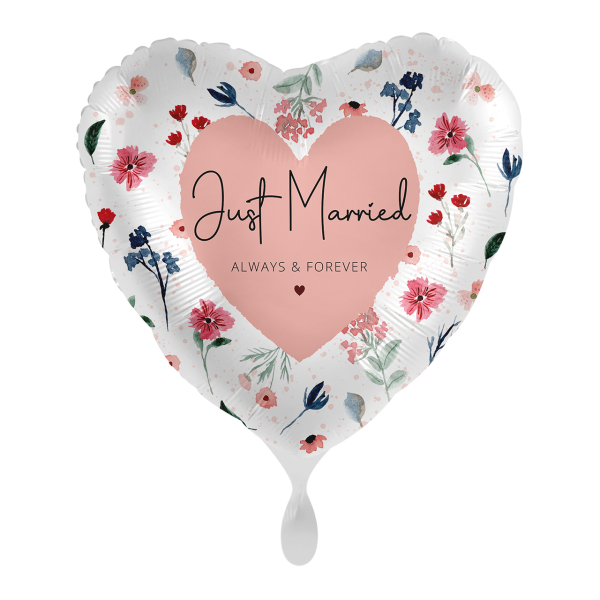 1 Balloon - Just Married Flowers - ENG