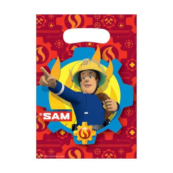 8 Partytüten - Feuerwehrmann Sam