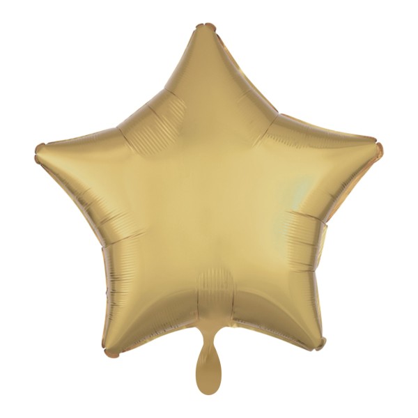 1 Balloon - Stern - Weißgold