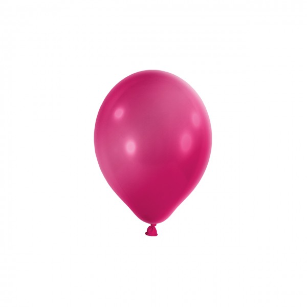 100 Miniballons - Ø 12cm - Metallic - Pink