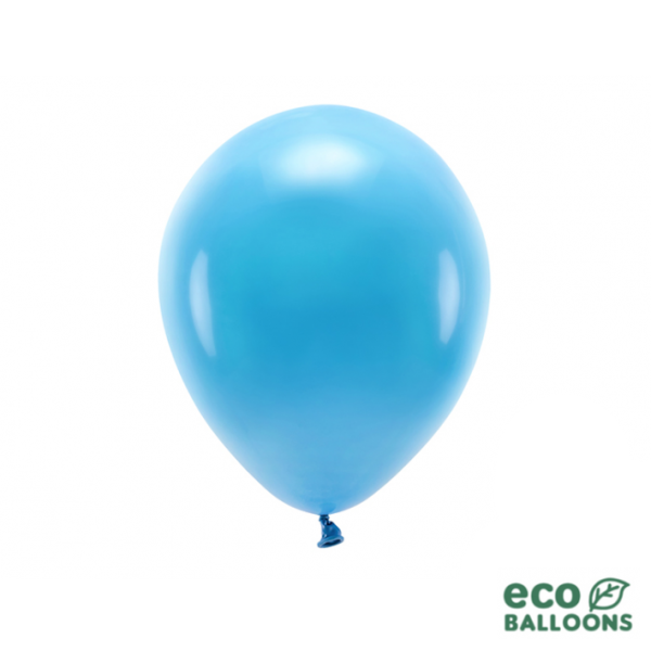 10 ECO-Luftballons - Ø 26cm - Turquoise
