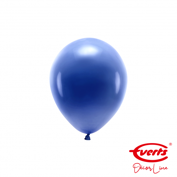 100 Miniballons - DECOR - Ø 13cm - Pearl & Metallic - Navy Flag Blue