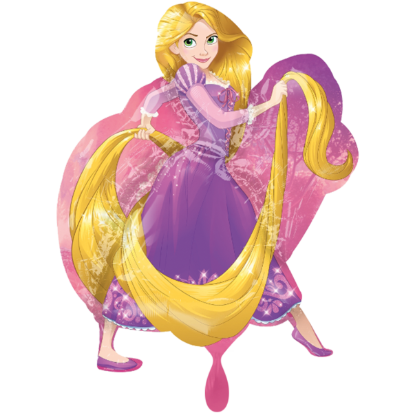 1 Ballon XXL - Rapunzel