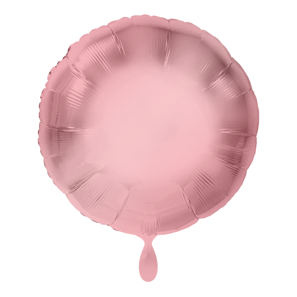 1 Ballon - Rund - Rosa