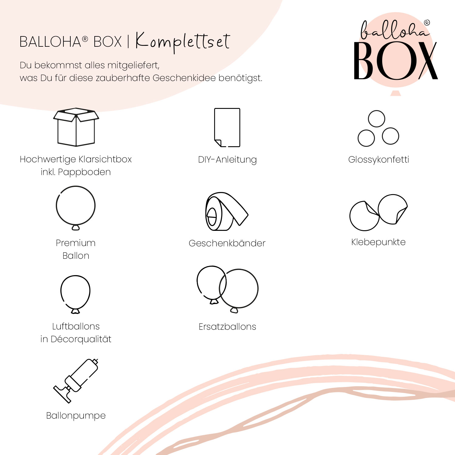 Balloha® Box mit Personalisierung - DIY Baby Boy Leopard