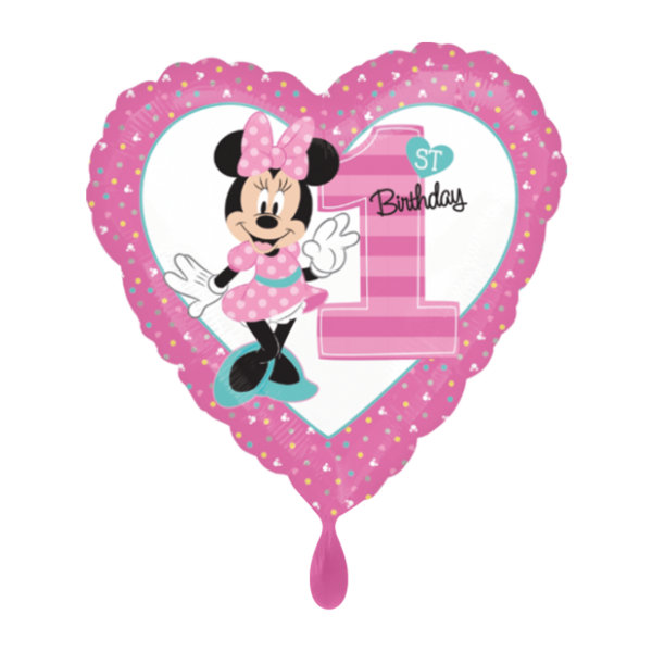 1 Ballon - Minnie 1st Birthday