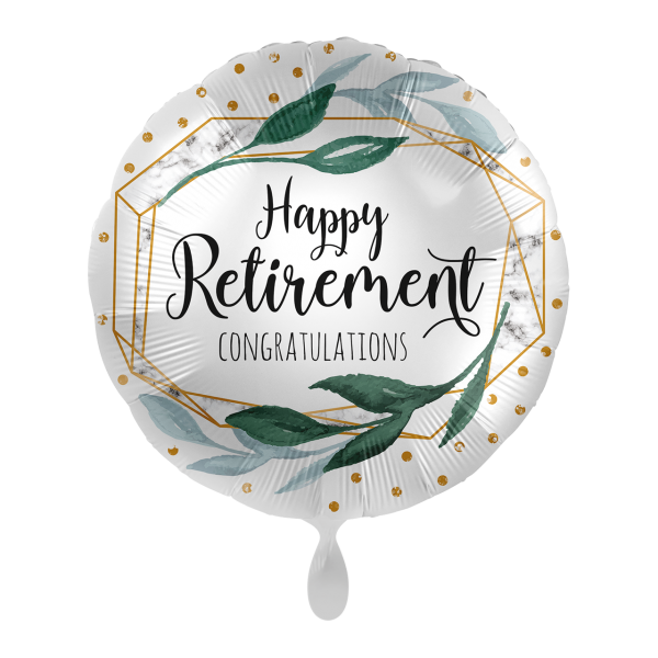 1 Balloon - Retirement Marble - ENG