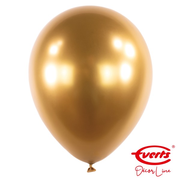 50 Luftballons - DECOR - Ø 35cm - Satin Luxe - Gold Sateen