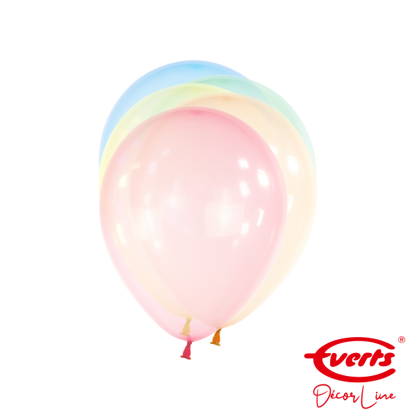 100 Miniballons - DECOR - Ø 13cm - Droplets - Assorted