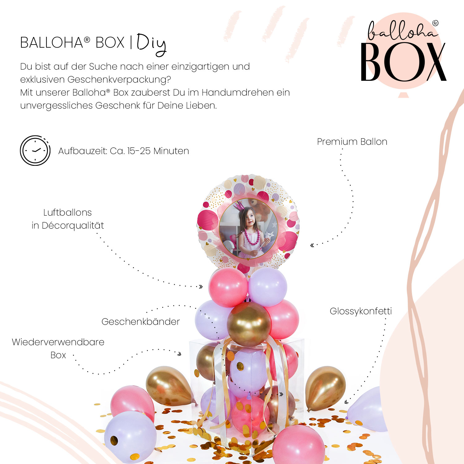 Balloha® Box mit Foto - DIY Sweet Birthday